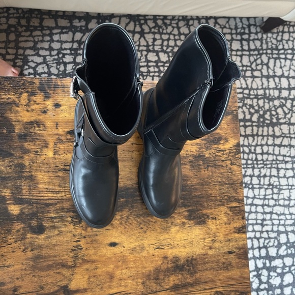 GAP Black Combat & Moto Boots - Picture 5 of 9